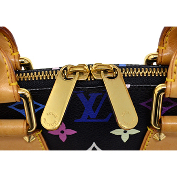 Louis Vuitton Alma Handbag Multicolor Black - Picture 3 of 5